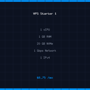 VPS Starter 1